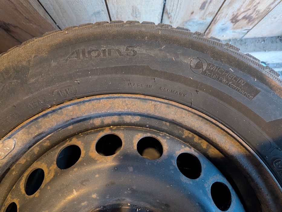 Koła do golfa 5 195/65/15 Michelin Alpin 5  6mm bieżnika!