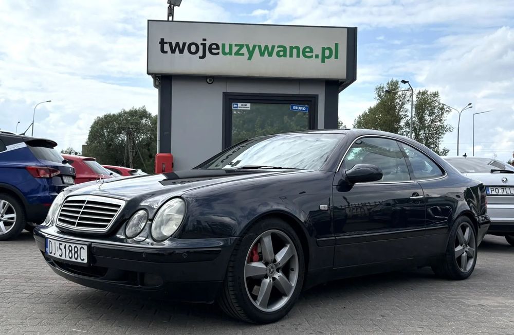 Mercedes-Benz CLK V8 = 279KM/ Skóra + Elektryka + Pamięć/ Panorama/ ALu17/ Klimatyzacja