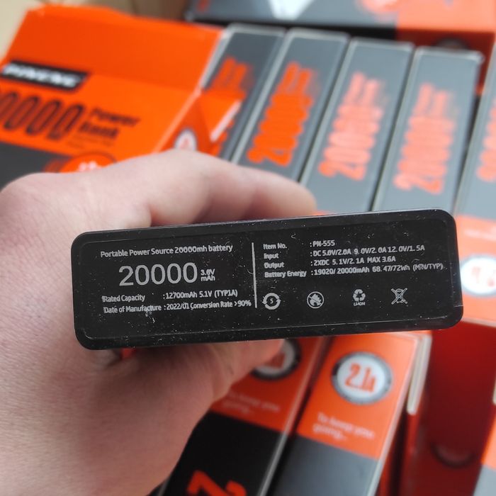 Power bank 20000 mah  pineng повербанк