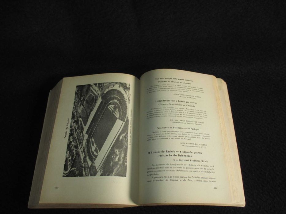 Livro Factos Nomes e Números da História de Os Belenenses MUITO RARO