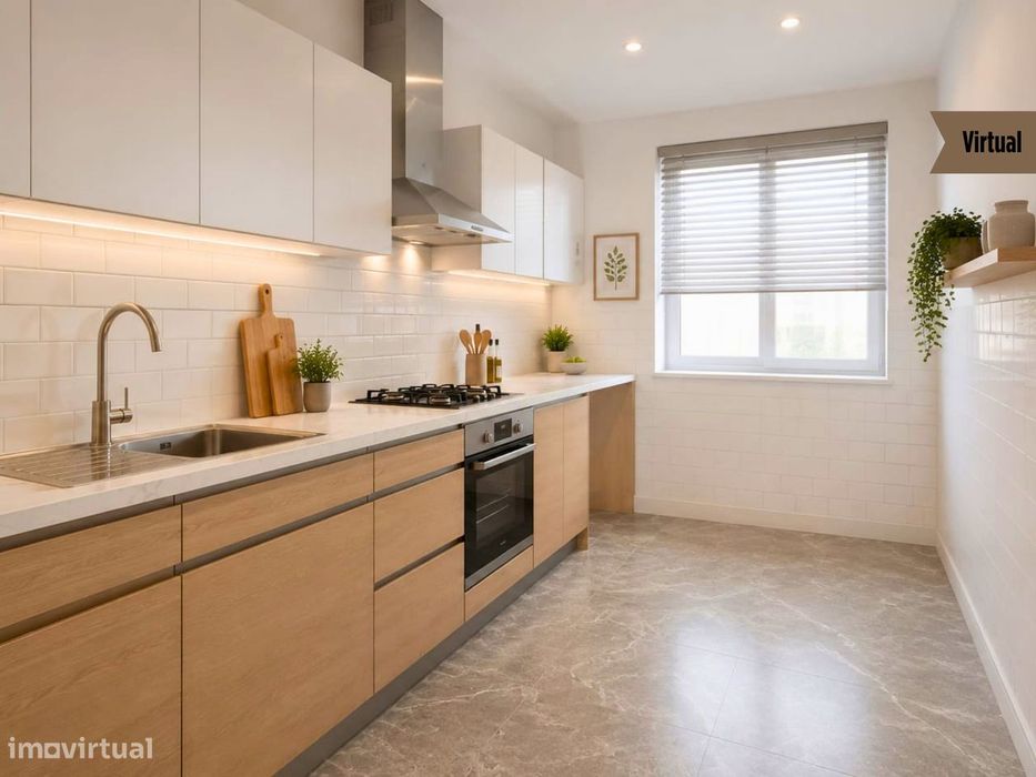 Apartamento T3 com vista sobre a cidade