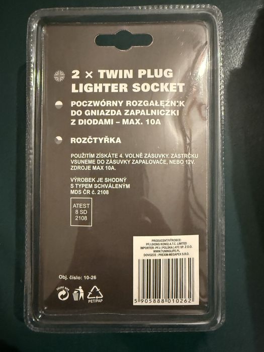 Ladowarki samochodowe rozgaleziacze mix 44szt