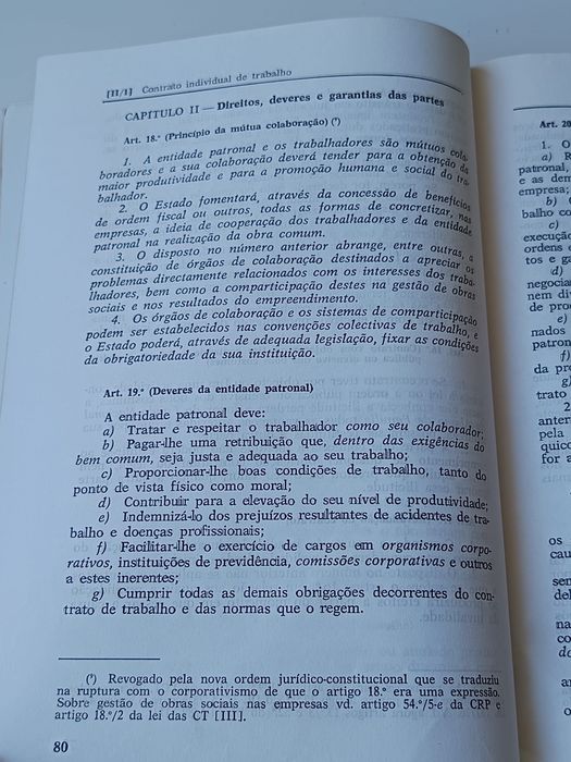Legislação do trabalho