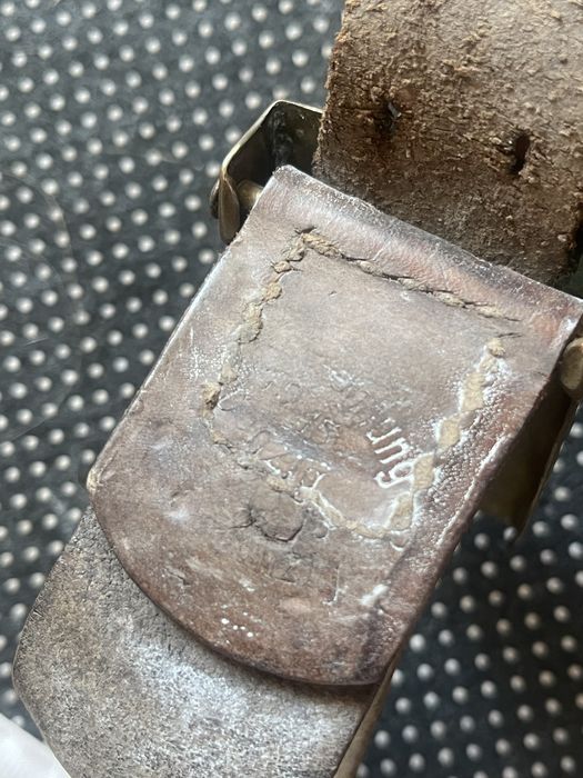 Bagnet pruski S98/05 liść  komplet z pasem i żabką