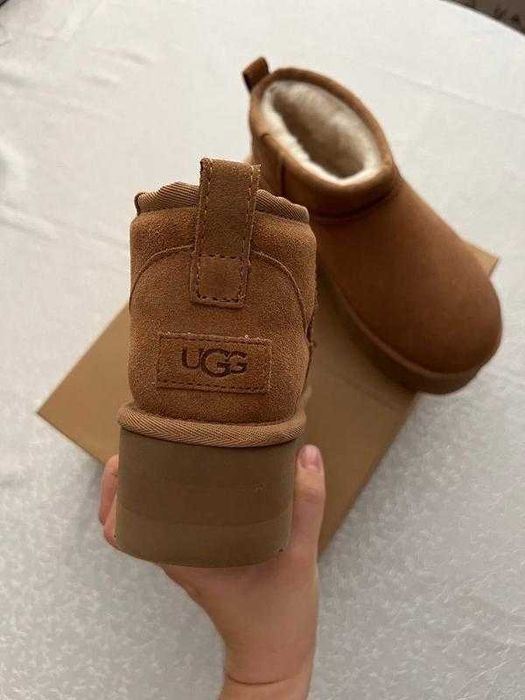 Угги/Угг/Уггі/Уги/Угі/UGG Australia Ultra Mini Platform 5 см Chestnut