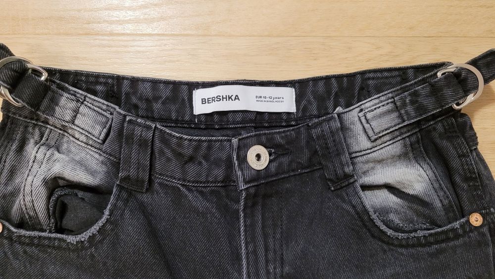 Jeansy dziewczęce Bershka 10-12 lat