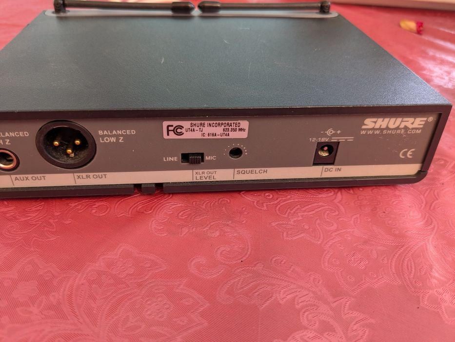 Радіомистеми UHF діапазон, Shure UT24 без капсули.