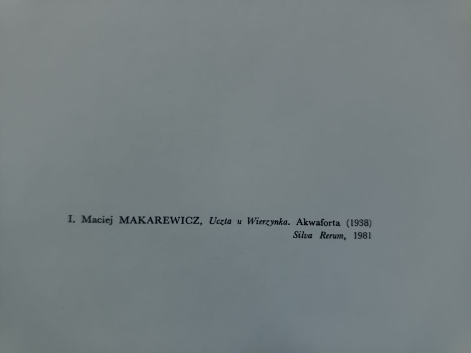 Grafika Maciej Makarewicz Uczta u Wierzynka