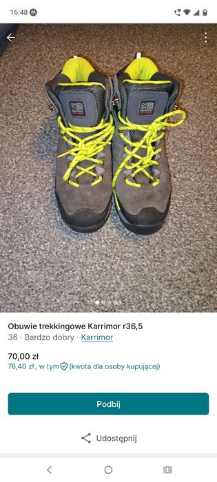 Obuwie trekkingowe Karrimor