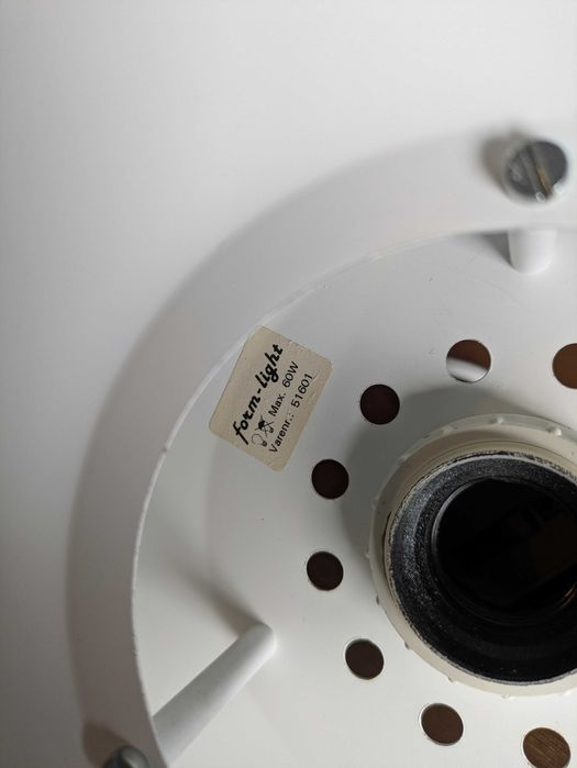 Candeeiro suspenso nórdico mid-century Form-Light Branco