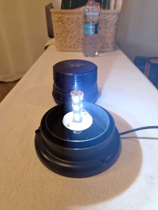 Маячок проблесковый синий 18LED магнитное крепление (Турция)