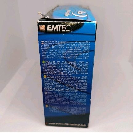 EMTEC Blu-ray Disc BD-R 25GB 6x Speed - 5 Pack Artigo Novo