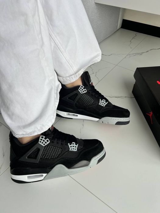 36-45 Jordan 4 Retro SE Black Canvas