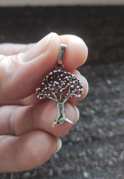 Drzewko szczęścia, zawieszka na łańcuszek, wisior