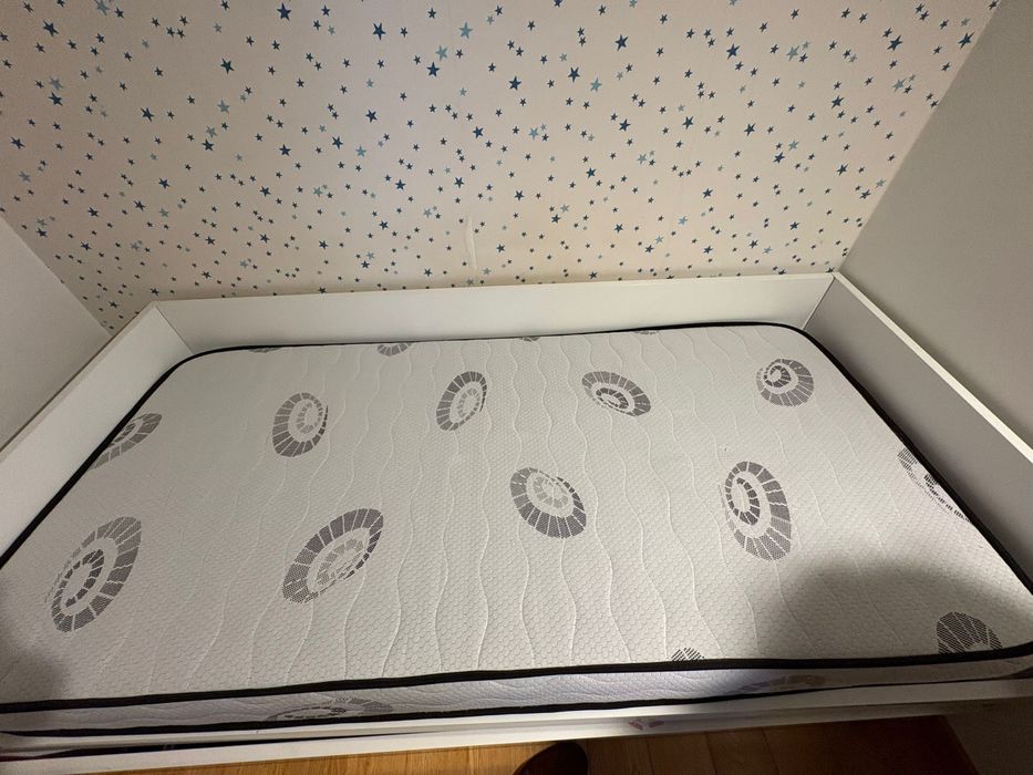 Cama Ninho Branca + Colchão