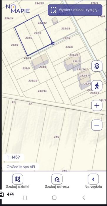 Działka budowlana Koniaczów 20ar