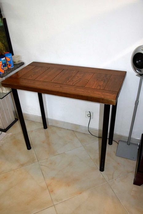 Solid Oak Side Table / Workbench64285551046145121