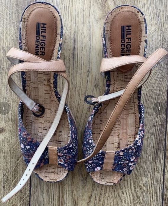 Tommy Hilfiger Denim koturny/sandały rozm. 40 przwie NOWE