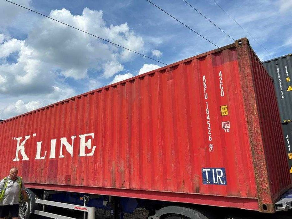 Kontener 40'DV, używany, sprawny, 12 metrów.