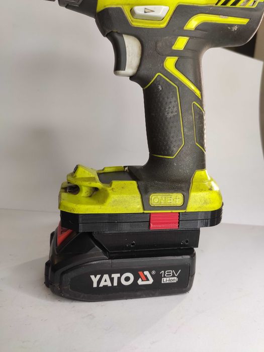 Adapter przejściówka baterii Yato 18V Li-Ion do Ryobi OnePlus +
