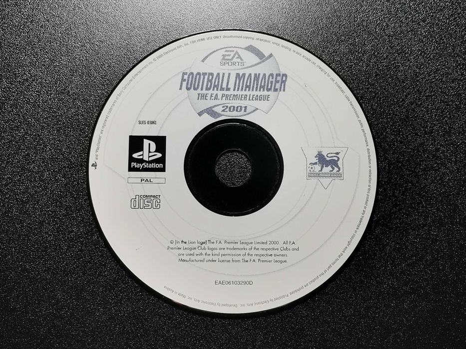 PlayStation Football Manager 2001 The F.A. Premier League