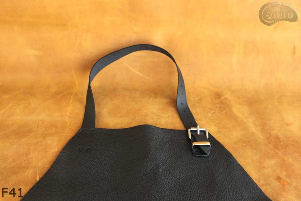 Skórzany fartuch ochronny F41 spawalniczy/kucharski/grillowy/ślusarski