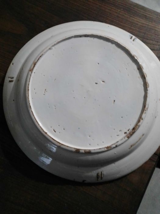 Prato em faiança portuguesa muito antigo excelente estado