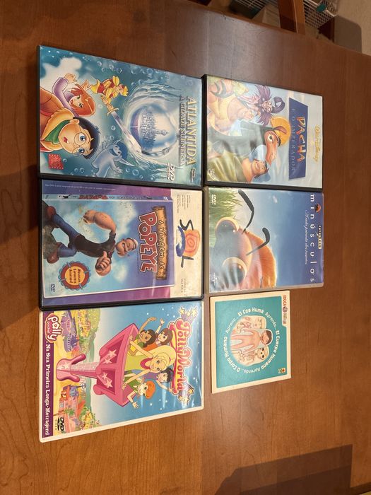DVD’s infantis variados