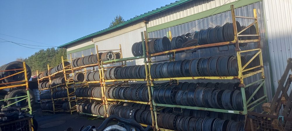 regal na opony koła solidny stojak stelarz 227 x 100 13szt