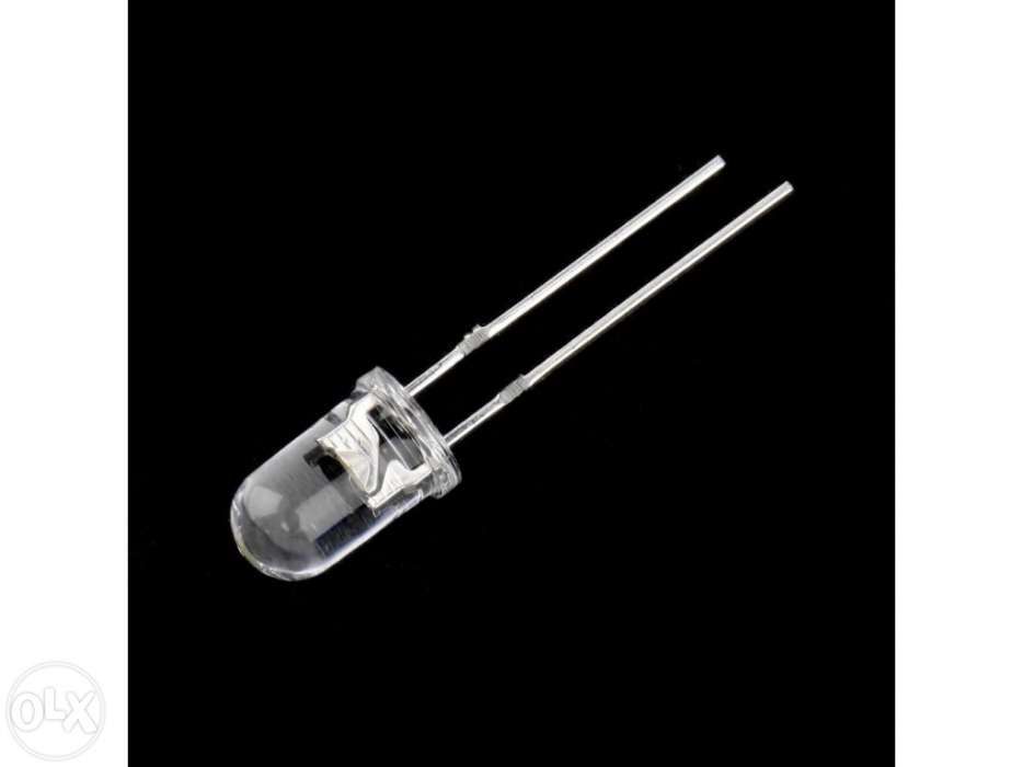 30 Led´s 5mm red / green / white super brilho