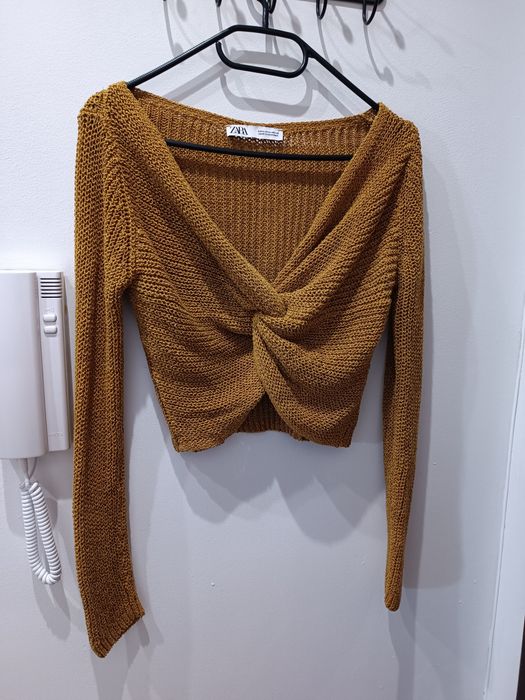 Sweter damski ażurowy rozm.M Zara