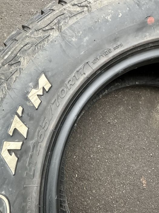 Шини 265 70 17 121/118S Hankook Dynapro AT M комплект