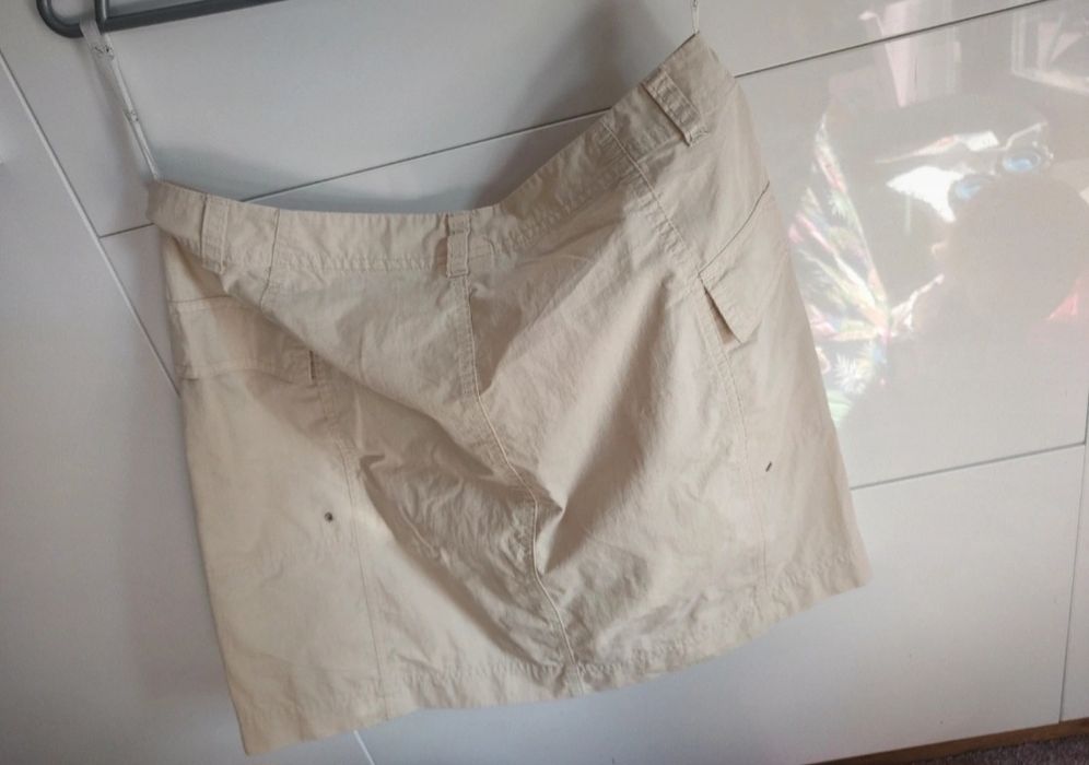 Spódnica letnia z kieszeniami, beż, Next,  L/ XL