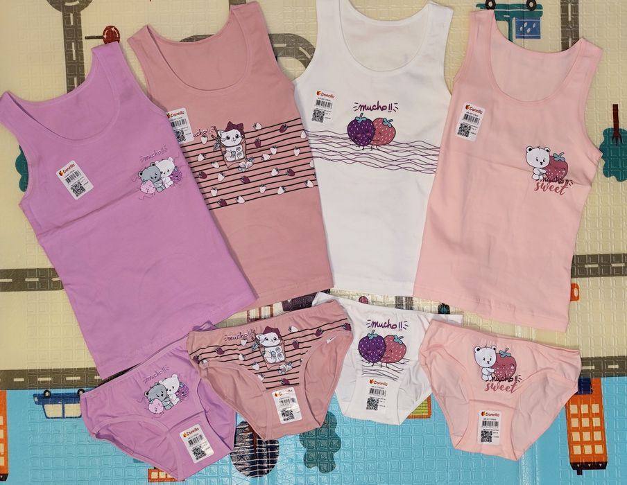 Комплекты белья Донелла Donella . Майки , трусики Комплекти білизни