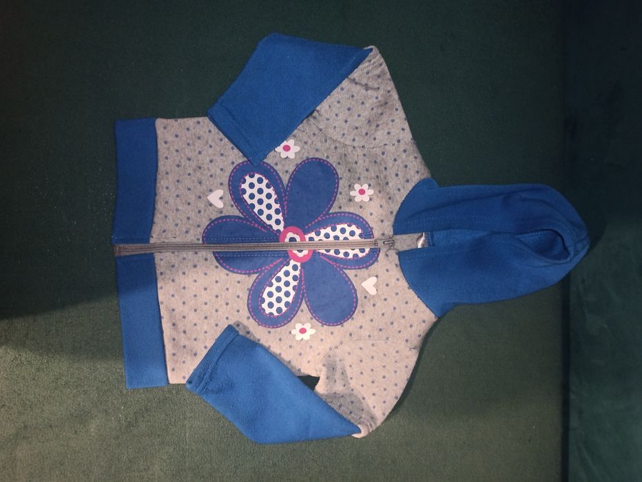 Kurtka + bluza dla dziewczynki r. 104/110 cm