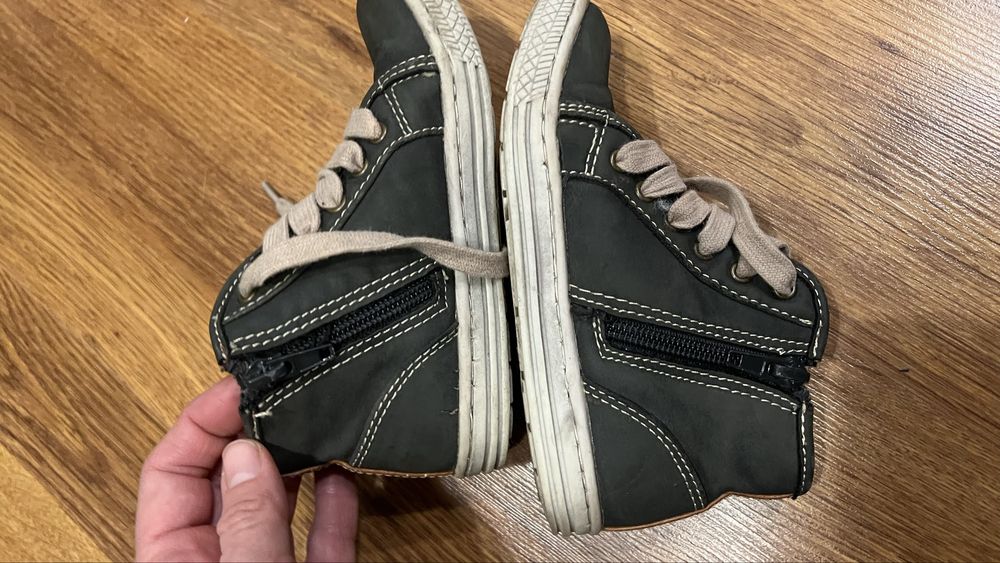 ocieplane buty do kostki chłopiec 27