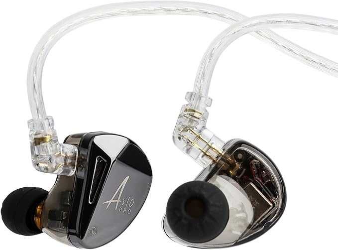 LINSOUL X KZ AS10 PRO 5BA przewodowe słuchawki douszne HiFi