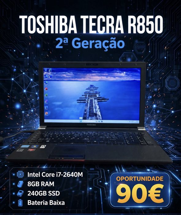 Portatil Toshiba Tecra R850