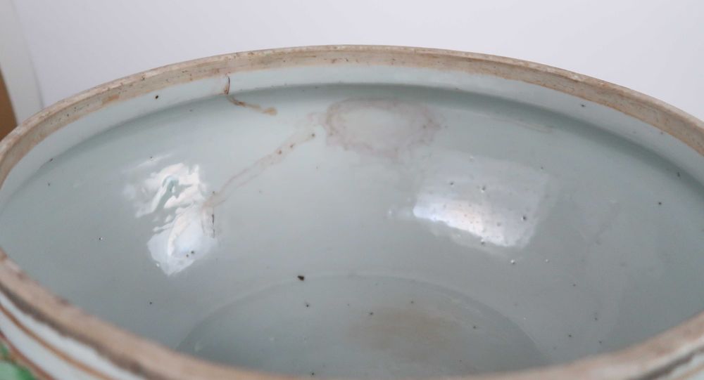 Grande terrina porcelana da China Séc. XIX - Rose Medallion