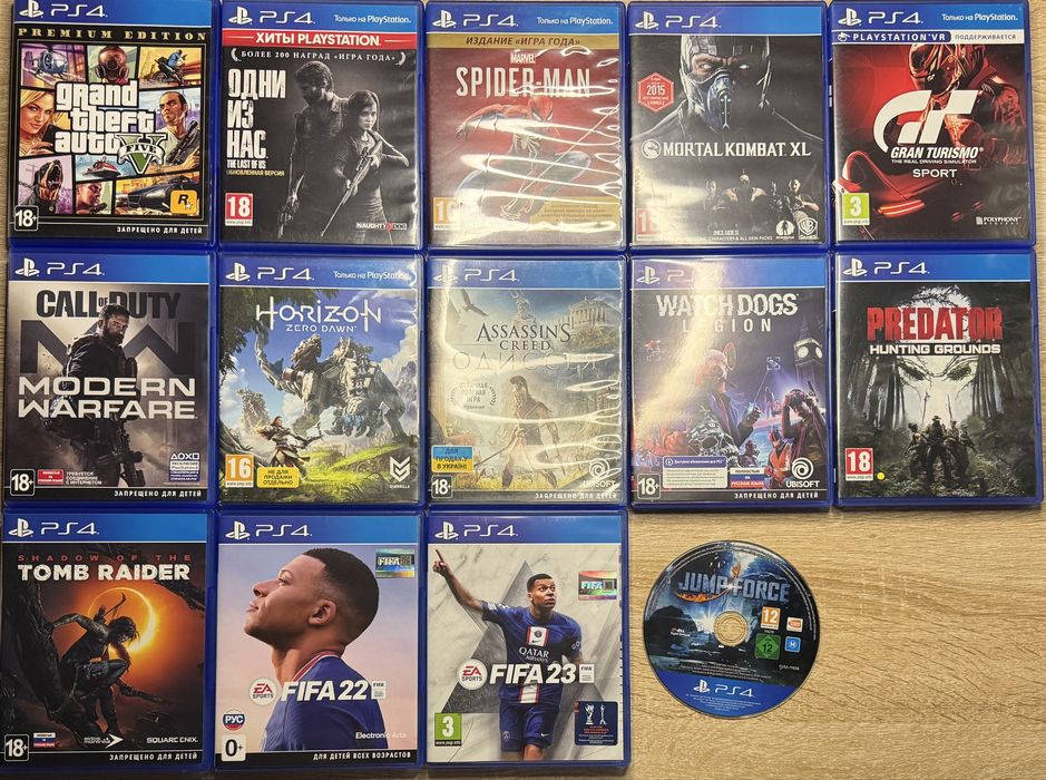 Ігра ігри диск Blu Ray disc Sony PlayStation PS4 Mortal Kombat Fifa