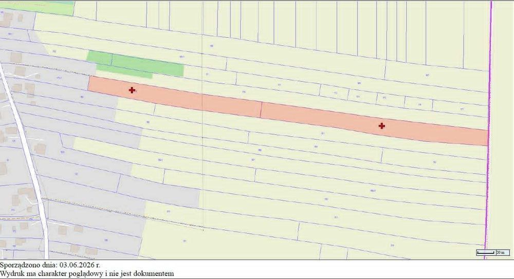 Sprzedam działki rolne Rogóżno, gm. Łańcut – 1,02 ha