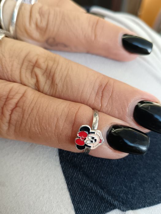 Anel de criança em prata 925 minie