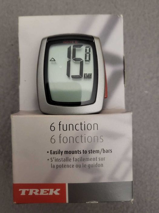 Trek Incite 6i 6-funkcyjny komputer rowerowy licznik prędkości, nowy