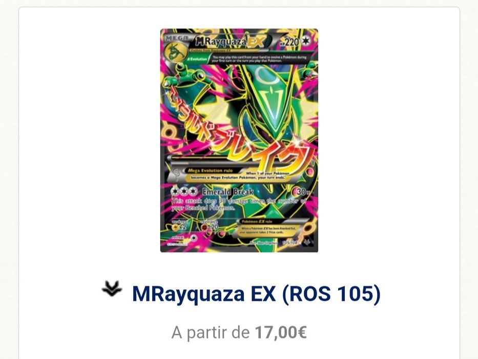 Conjunto de Cartas Pokémon - Fake edition