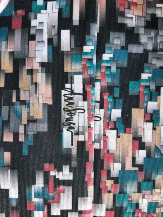 Vestido geométrico extensível Ana Sousa 42