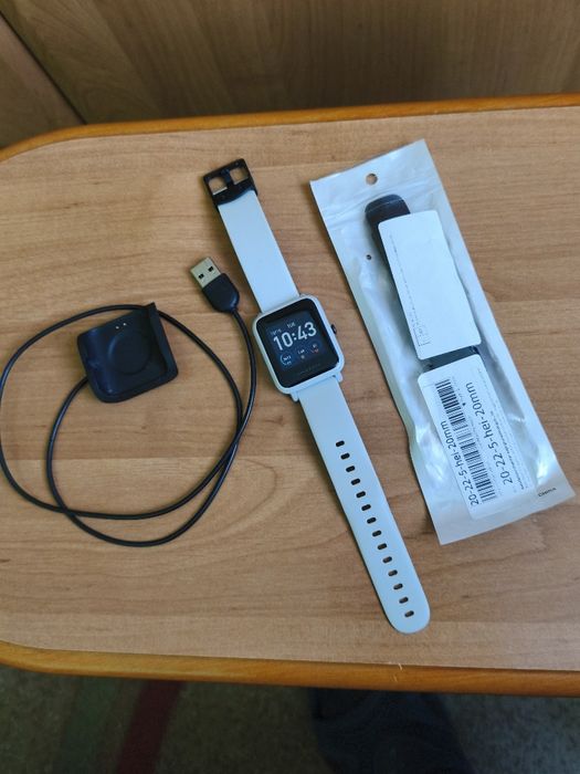 SmartWatch amazfit BIP s GPS  + nowy pasek