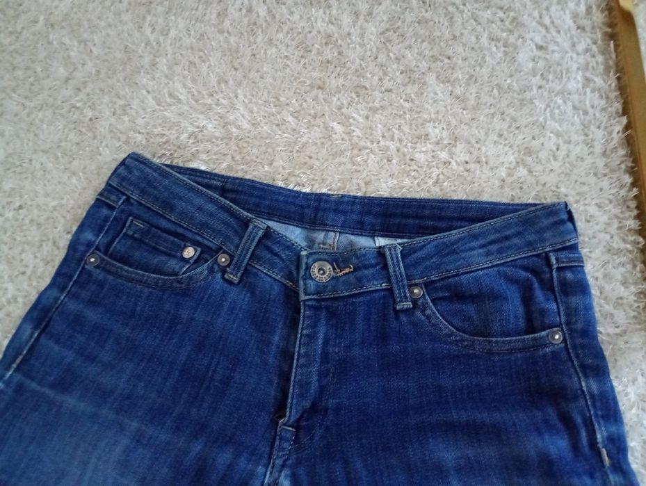 Jeansy rurki skinny H&M