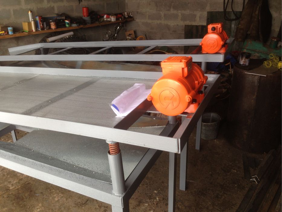 Вібросито 2м на 0,7м Вибростол Калибратор