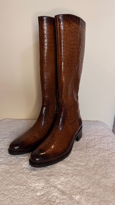 NOWE Kozaki skórzane 38 Melvin Hamilton brązowe damskie