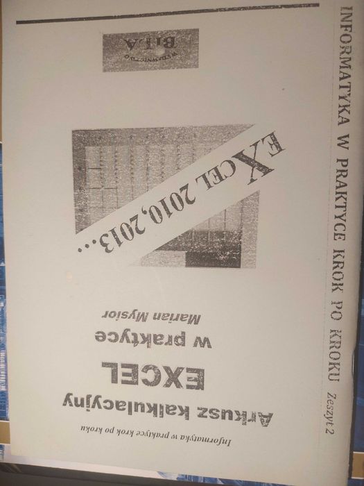 Arkusz kalkulacyjny EXCEL w praktyce